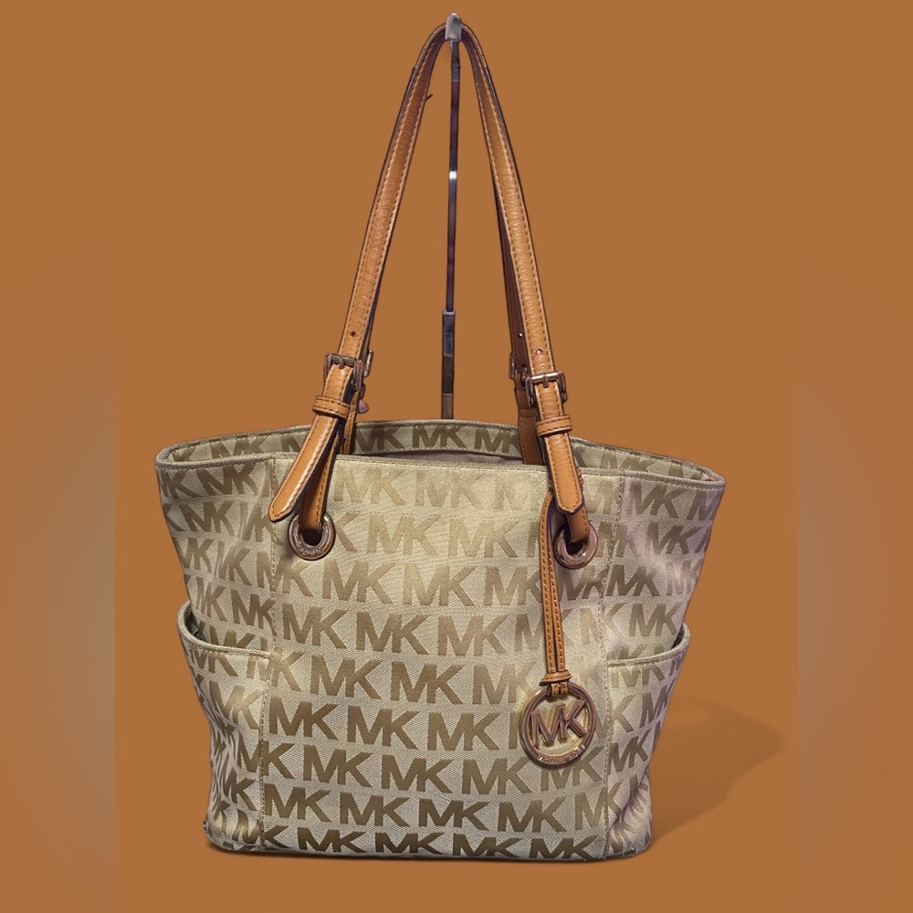 Michael Kors Monogram Canvas Tote